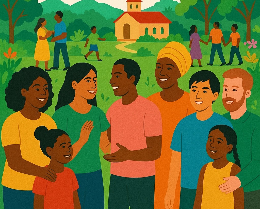 Hands holding mission